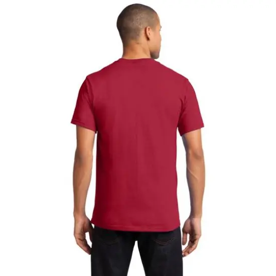 Port & Company&reg; Tall Essential Pocket Adult T-Shirt Red {5}