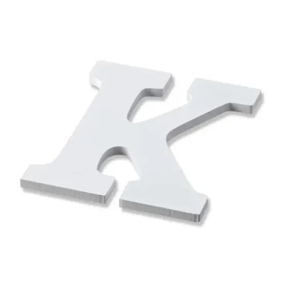 9" White MDF Whimsy Letter by Make Market&reg; K {4}