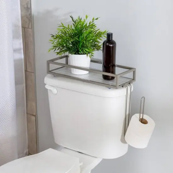 Honey Can Do Over-The-Toilet Toilet Paper & Storage Tray {3}