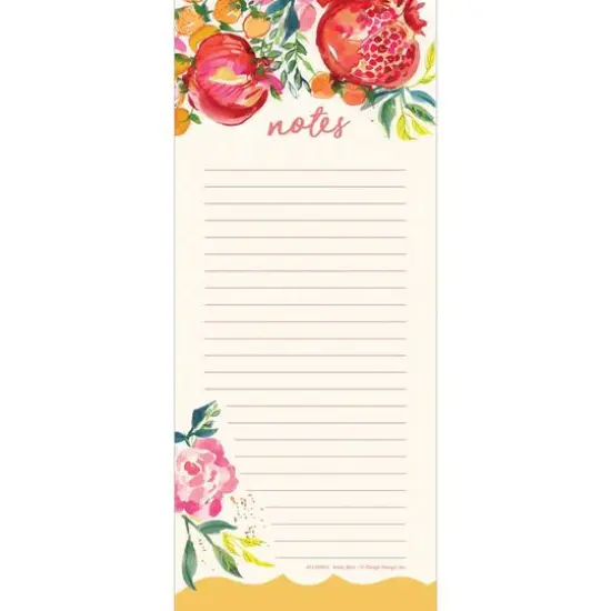 JAM Paper Pomegranate Bloom Magnetic Shopping List Pads, 2ct. {1}