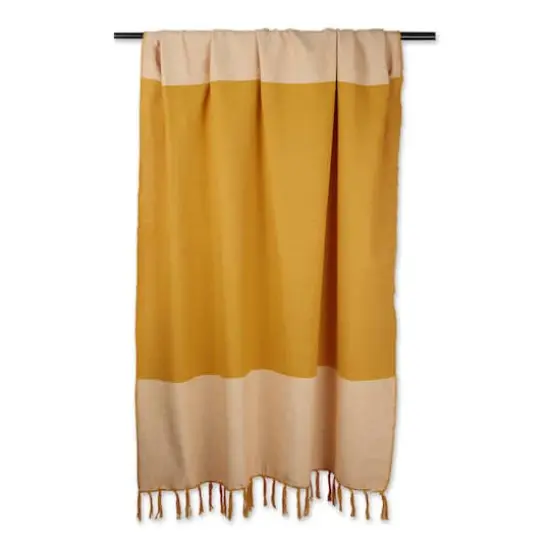 DII&reg; Urban Cityscape Border Throw Honey Gold {4}