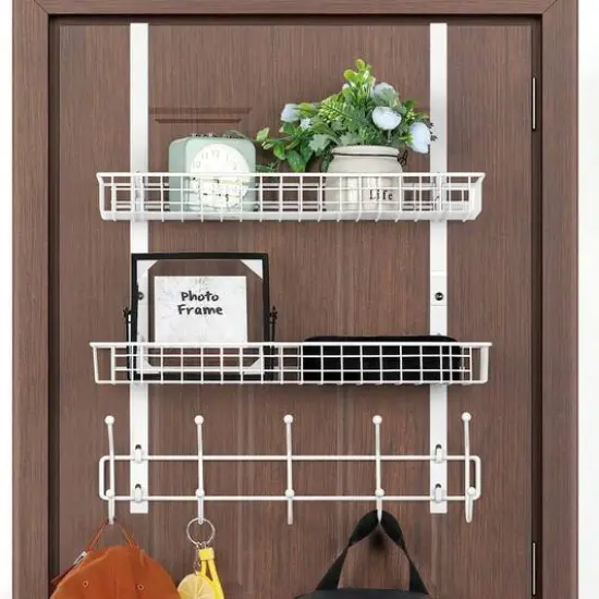 NEX&trade; Over The Door Hanging Organizer Rack Blue {2}