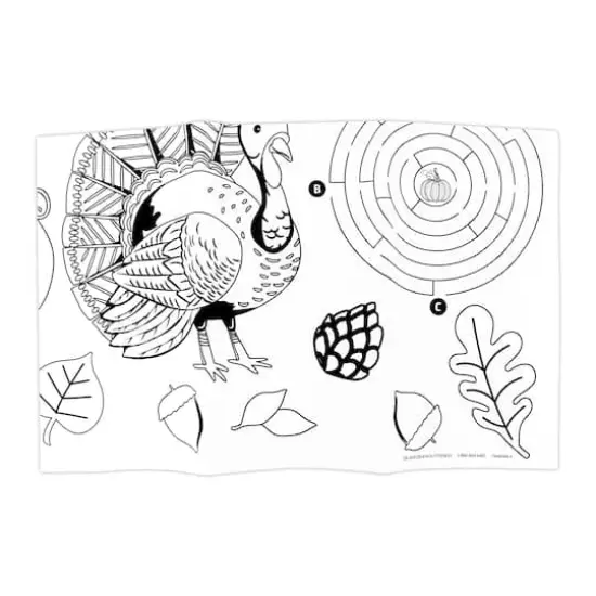 88" Thanksgiving Color-In Table Cloth by Celebrate It&trade; {3}
