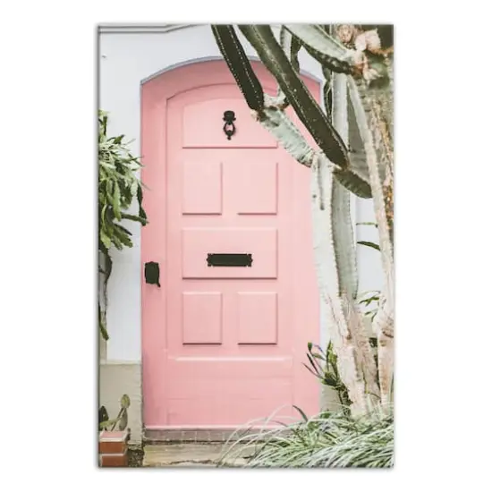 Blush door 24" x 36" Canvas Wall Art {1}
