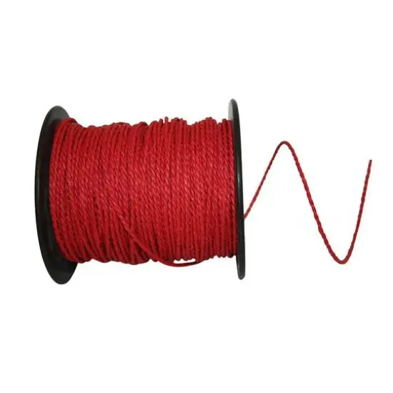 JAM Paper 3/32" Home D&eacute;cor Trimmings Twisted Paper Cord Red {1}