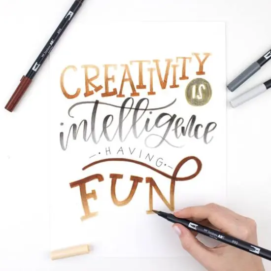 Tombow Dual Brush 20 Color Pen Set, Neutral {7}