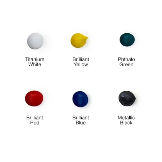 6 Color Acrylic Paint Starter Set by Artist's Loft&reg;, 4oz {4}