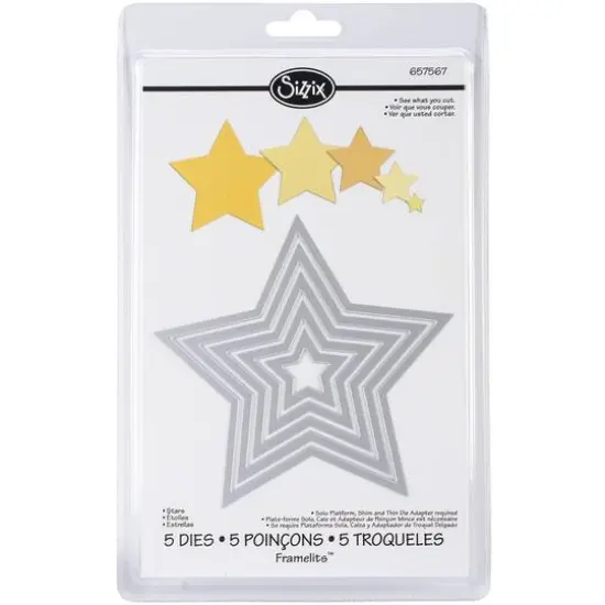 Sizzix&reg; Framelits&reg; Stars Die Set {1}