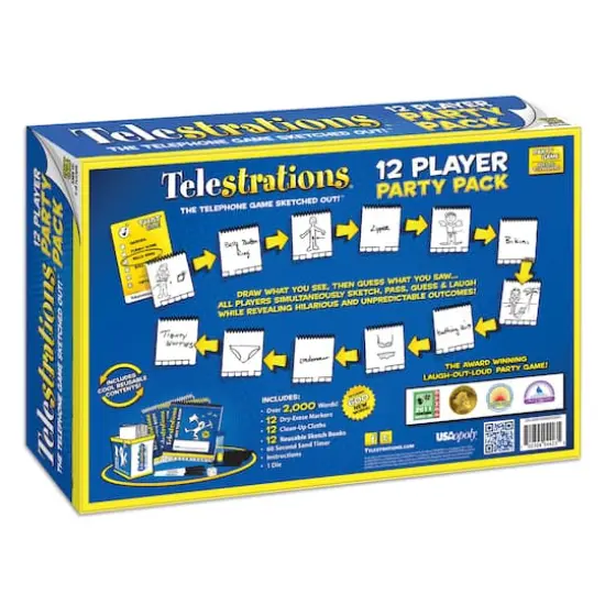 USAopoly Telestrations&reg; 12 Player: The Party Pack {4}
