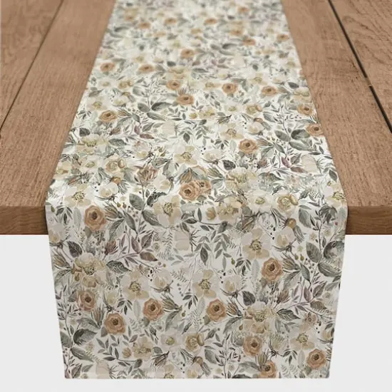 72" Fall Flowers Table Runner  {4}