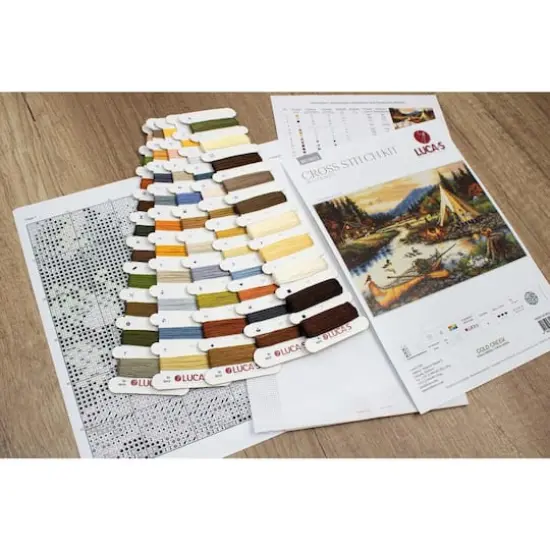 Luca-S Gold Creek Counted Cross Stitch Kit {3}