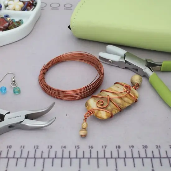 The Beadsmith&reg; Wire Elements&trade; 21 Gauge Tarnish Resistant Half Round Soft Temper Wire, 7yd. Antique Copper {8}