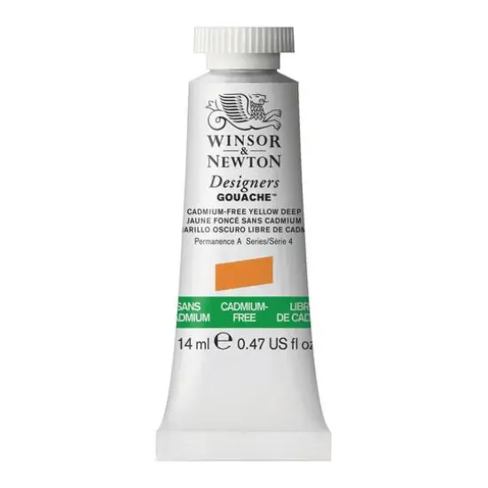 Winsor & Newton&reg; Designers Gouache Cadmium-Free Yellow Deep {1}