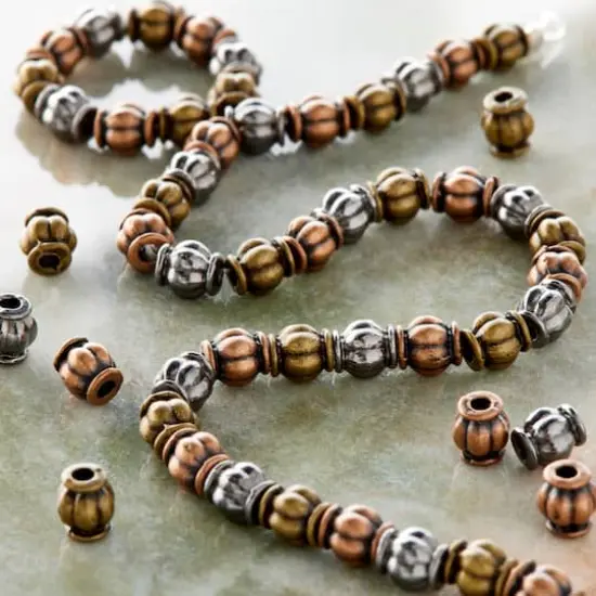 Metal Carved Lantern Beads, 5mm by Bead Landing&trade; {3}
