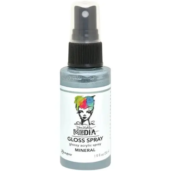 Dina Wakley Media Gloss Spray Mineral {1}