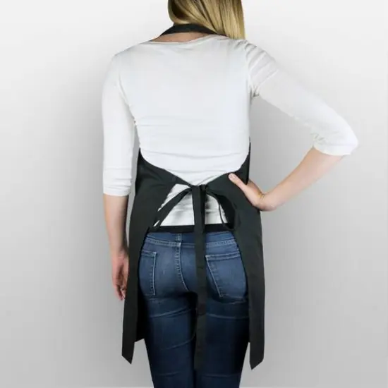 DII&reg; Chino Chef Apron Black {5}