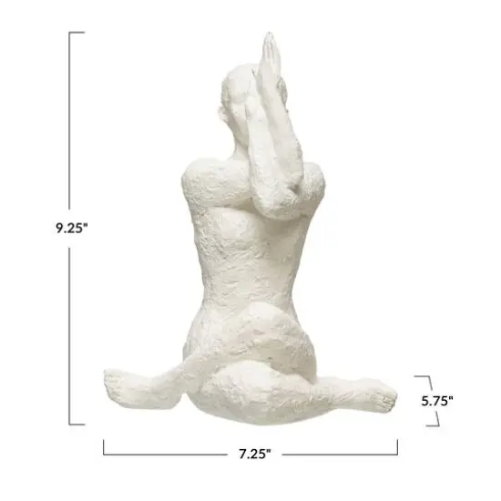 Hello Honey&reg; Boho-Inspired Yoga Figure with Volcano Finish {3}