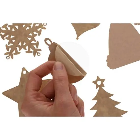 Essentials by Leisure Arts Assorted Holiday Clear Acrylic Ornaments, 10ct. {4}