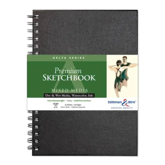 Stillman & Birn&trade; Delta Series Premium Spiral Hardcover Mixed Media Sketchbook {2}