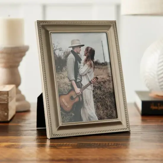 Simply Essentials&trade; Brushed Silver Beaded Frame by Studio D&eacute;cor&reg; {4}