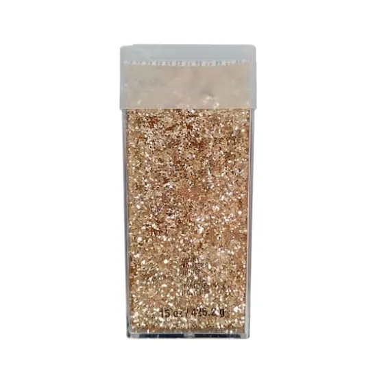 Chunky Polyester Glitter by Recollections&trade;, 15oz. Champagne {1}