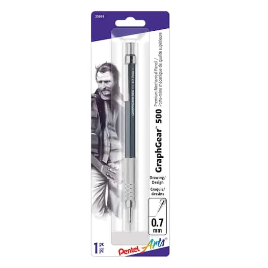 Pentel Arts&reg; GraphGear&trade; 500 Mechanical Pencil, 0.7mm {5}