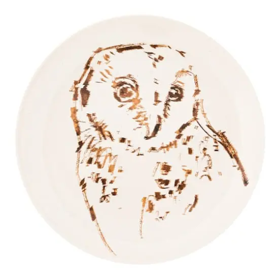 Hello Honey&reg; 10.5" Animal & Flower Stoneware Dinner Plate Set {10}