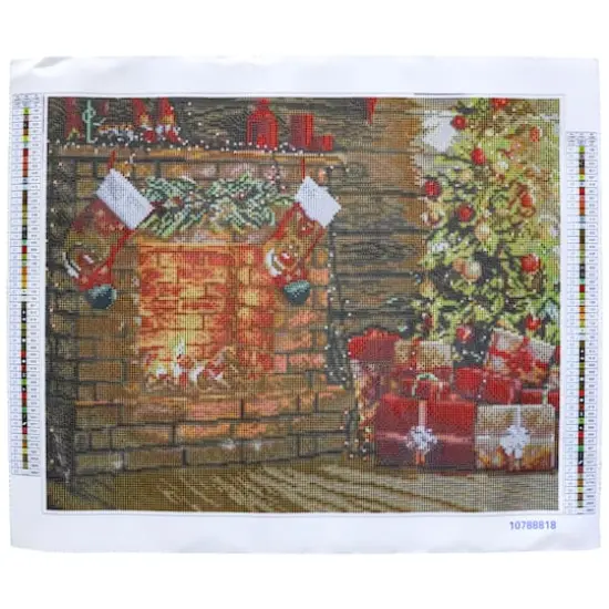 16" x 20" Fireplace Diamond Art Kit by Make Market&reg; {3}