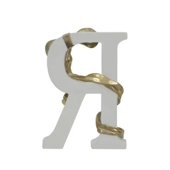 8.25" Gold Bow Monogram Letter by Ashland&reg; R {3}