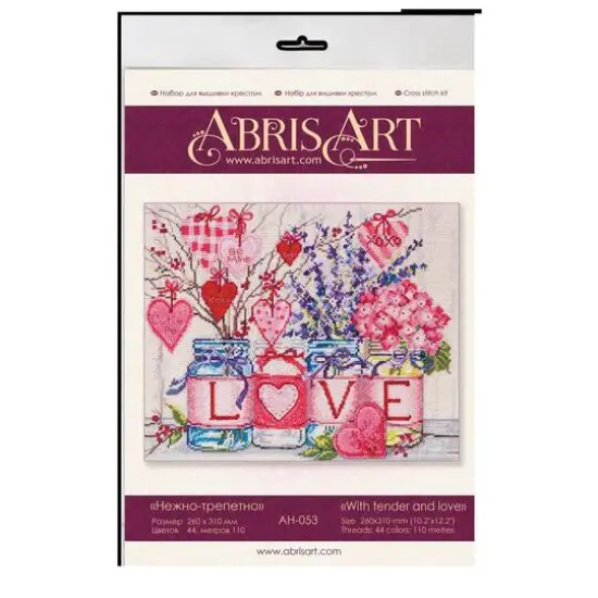 Abris Art With Tender & Love Counted Cross Stitch Kit {3}