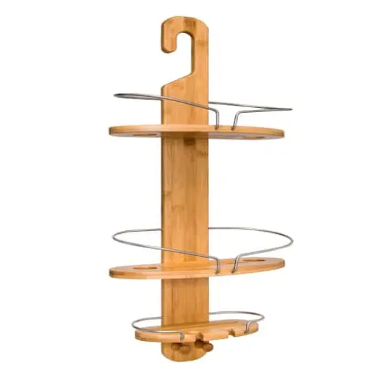 Honey Can Do Bamboo Hanging Shower Caddy {1}