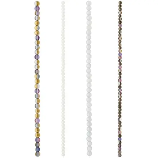 Multicolored Glass Round Beads by Bead Landing&trade; {4}