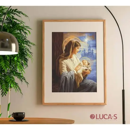 Luca-S Saint Mary and The Child Counted Cross Stitch Kit {5}