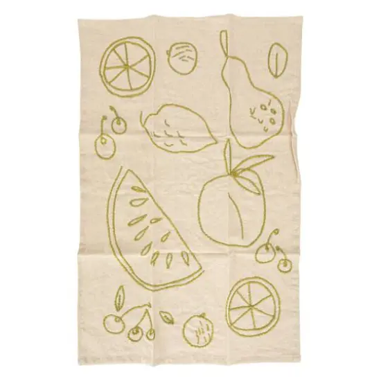 Hello Honey&reg; Fruit, Garden & Wine Cotton & Linen Tea Towels, 3ct. {5}