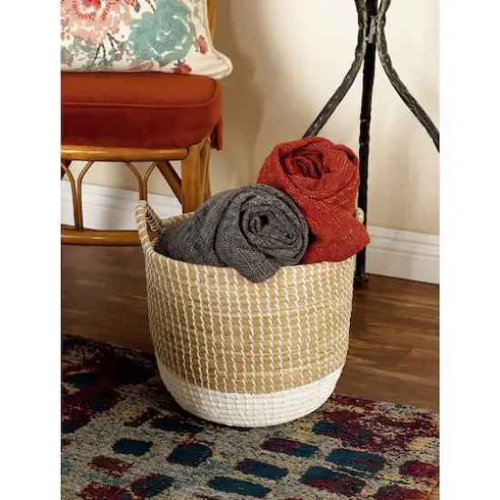 CosmoLiving by Cosmopolitan Brown Sea Grass Contemporary Storage Basket Set {13}