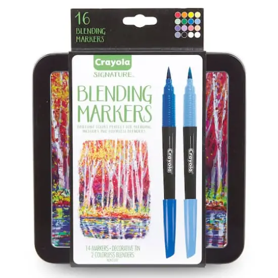 Crayola&reg; Signature&trade; 16 Color Blending Markers {1}