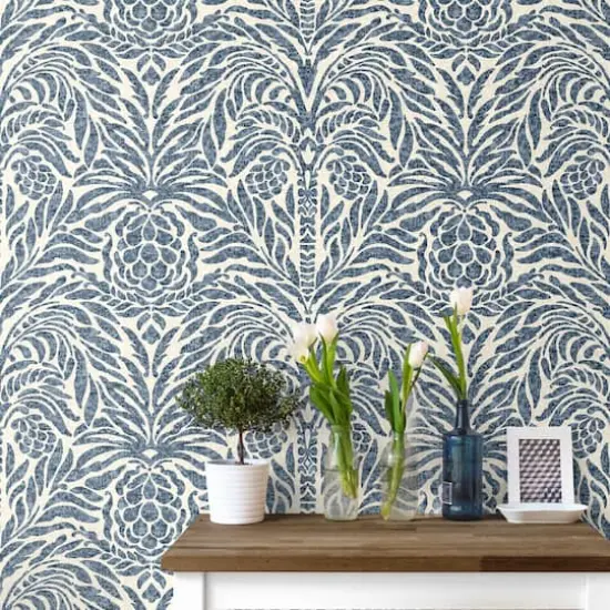 Tommy Bahama&reg; Bondi Batik Peel & Stick Wallpaper Indigo {10}