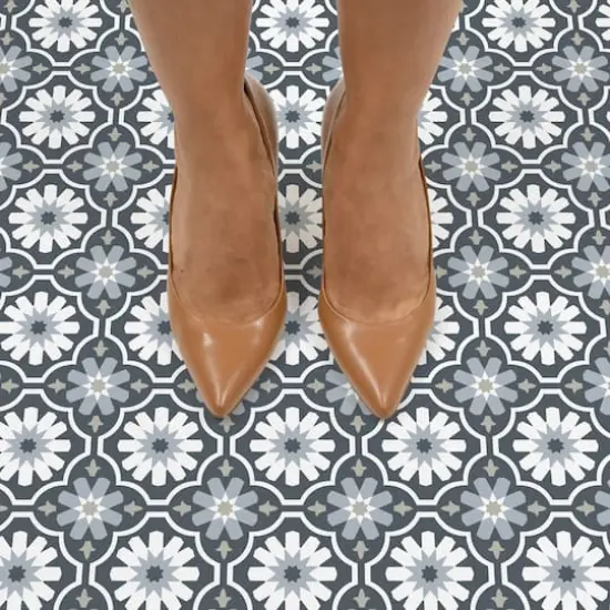 FloorPops Sevilla Peel & Stick Floor Tiles {3}