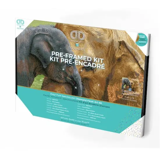 Diamond Dotz&reg; Intermediate Baby's Comfort Pre-Framed Diamond Painting Kit {4}