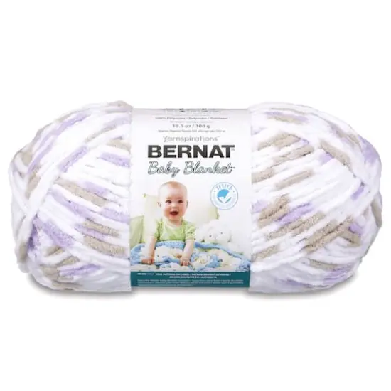 4 Pack Bernat&reg; Baby Blanket&trade; YarnLittle Lilac Dove {1}