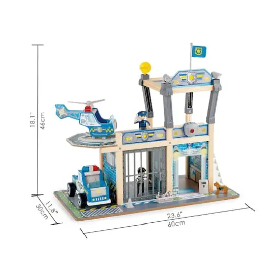 Hape Metro Police Department Lights & Sounds Playset {5}
