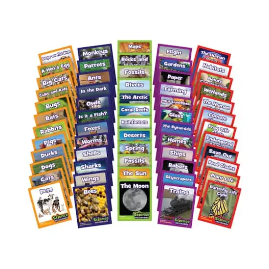 Junior Learning Science Decodables Non-Fiction Boxed Educational Learning Set {4}