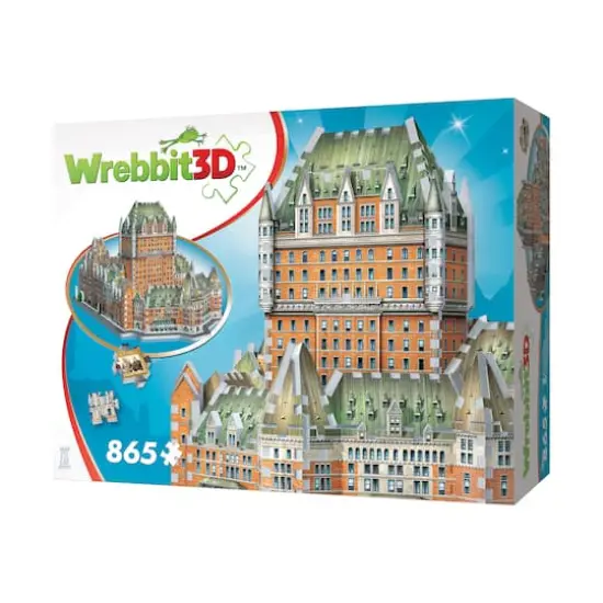 Castles & Cathedrals - Le Chateau Frontenac 3D Puzzle: 865 Pcs {3}
