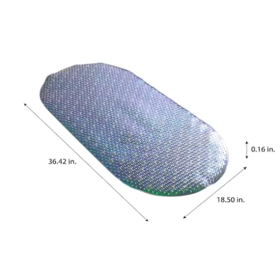 Bath Bliss Iridescent Jumbo Soft Oval Bath Mat {7}
