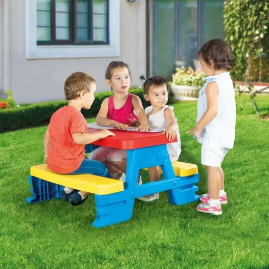 DOLU Toys Children's Picnic Table {7}