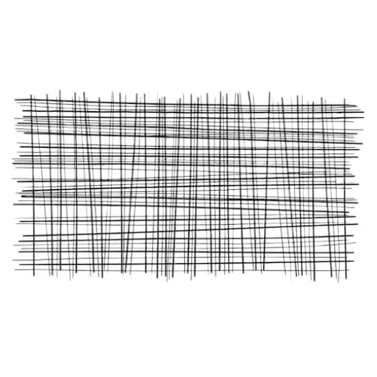 Black Contemporary Abstract Metal Wall D&eacute;cor {1}