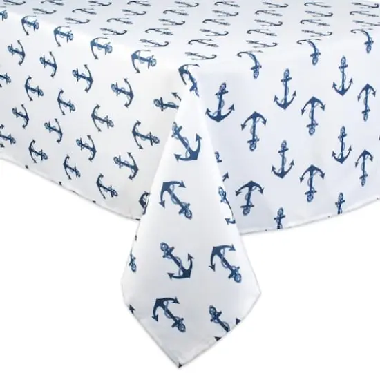 Anchors Print Outdoor Tablecloth With Zipper 60" x 120" {4}