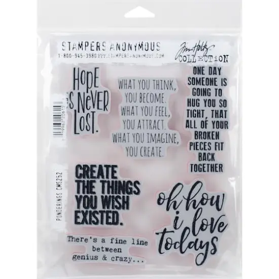 Stampers Anonymous Tim Holtz&reg; Ponderings Cling Stamps {1}
