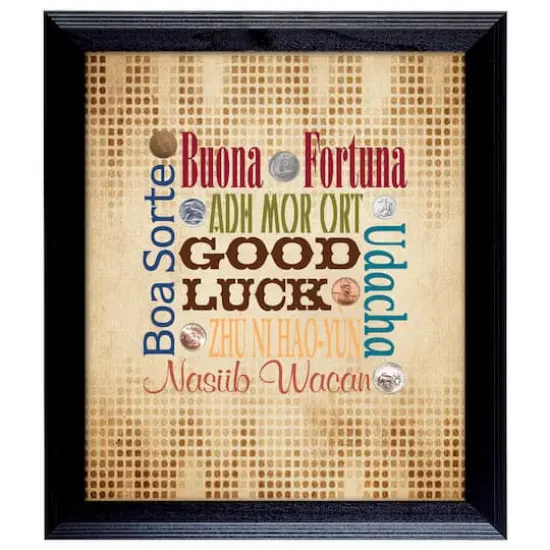 Good Luck Coins Subway Art Frame {1}