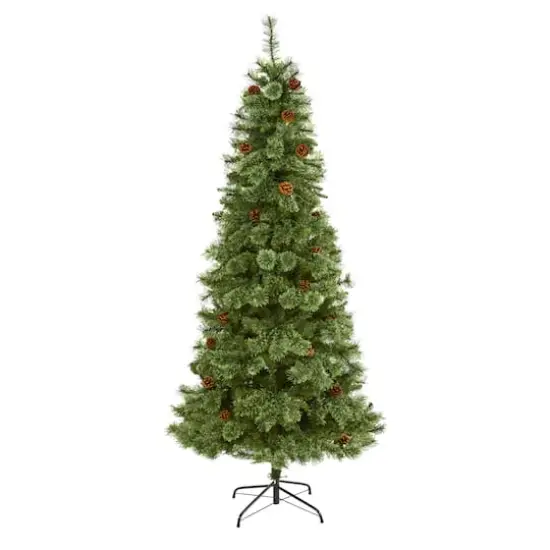 7ft. Unlit White Mountain Pine Artificial Christmas Tree {1}